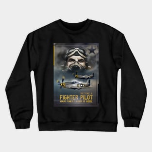 P51 Mustang Pilot Crewneck Sweatshirt